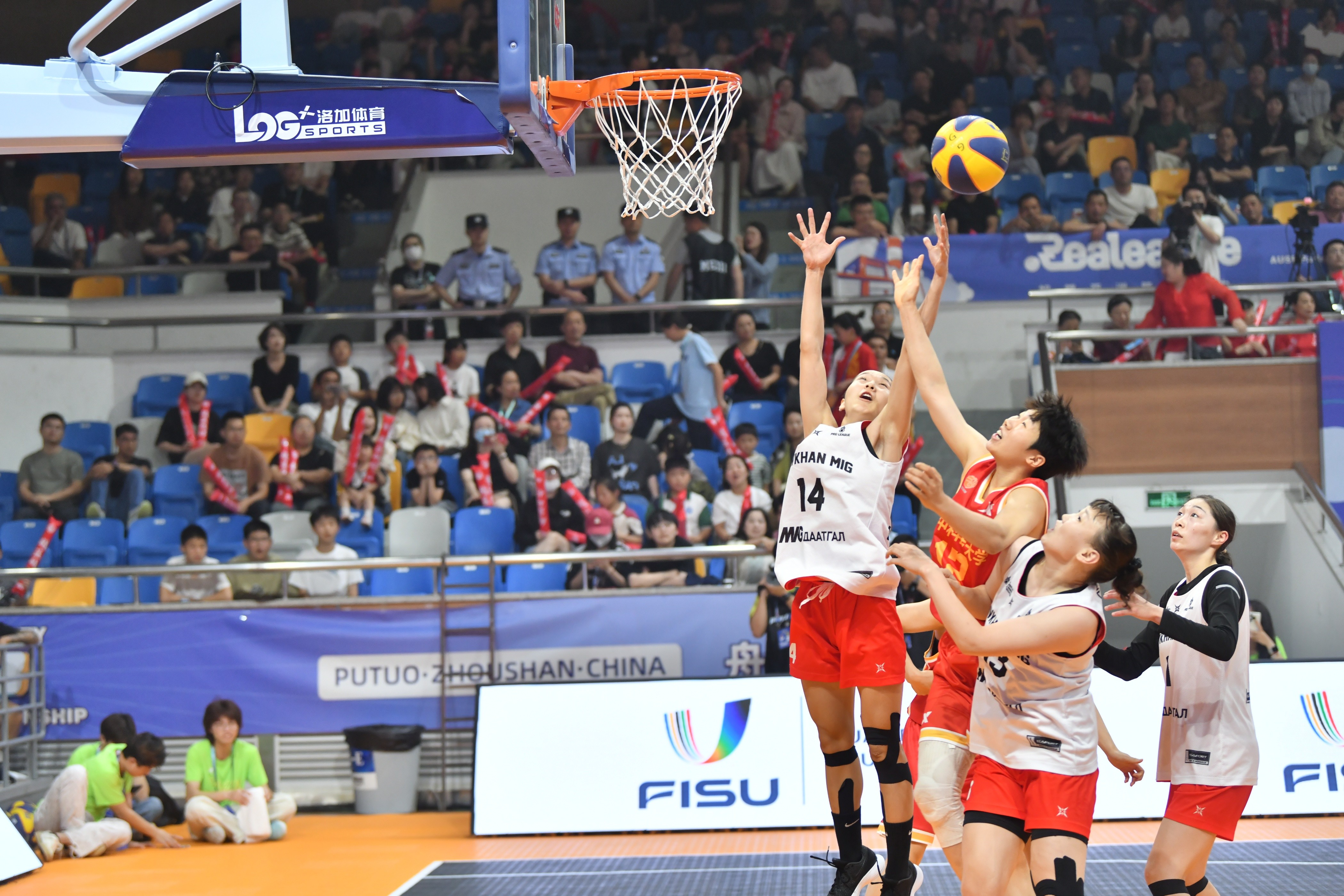 第七届亚洲大学生三对三篮球锦标赛在舟山普陀